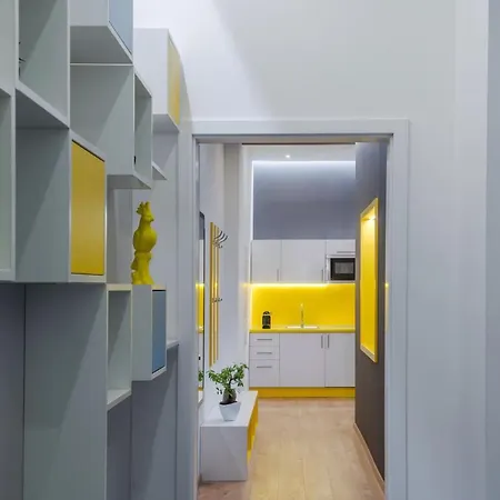 아파트 Amber / Navy Design With A/c 부다페스트