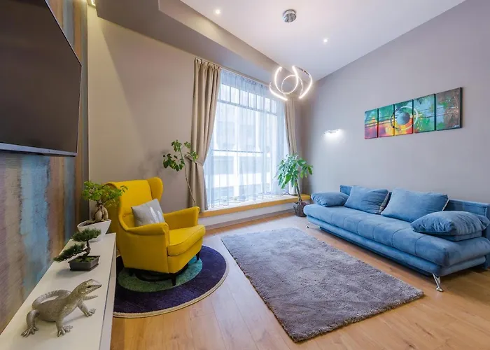 דירה Amber / Navy Design With A/c